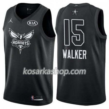 Dres Charlotte Hornet Kemba Walker 15 2018 All Star Jordan Brand Crna Swingman